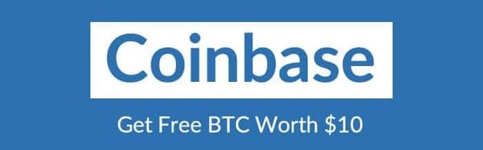 Signup to CoinBase and Get $10 free