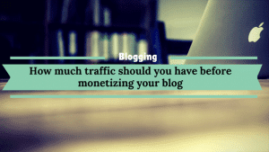 How much traffic should you have before monetizing your blog