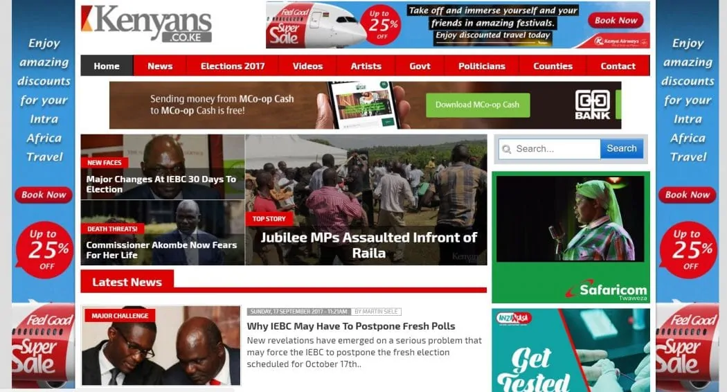 kenyans.co.ke Homepage