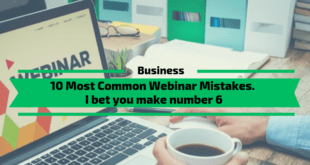 10 Most Common Webinar Mistakes