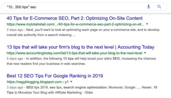 Google Search: SEO Tips