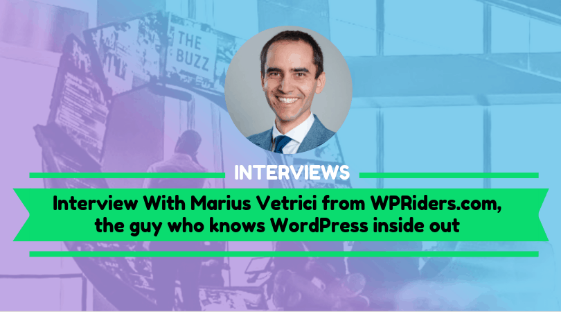 Interview with Marius Vetrici from WPRiders.com