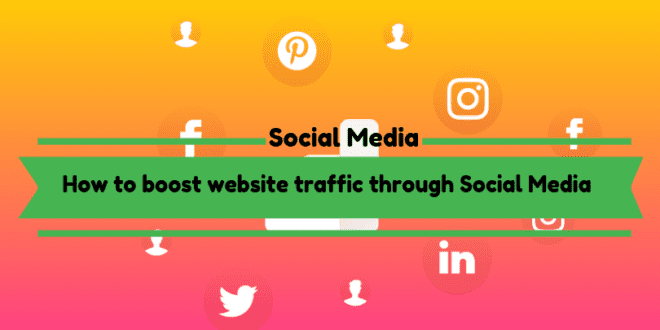 How to boost website traffic through Social Media