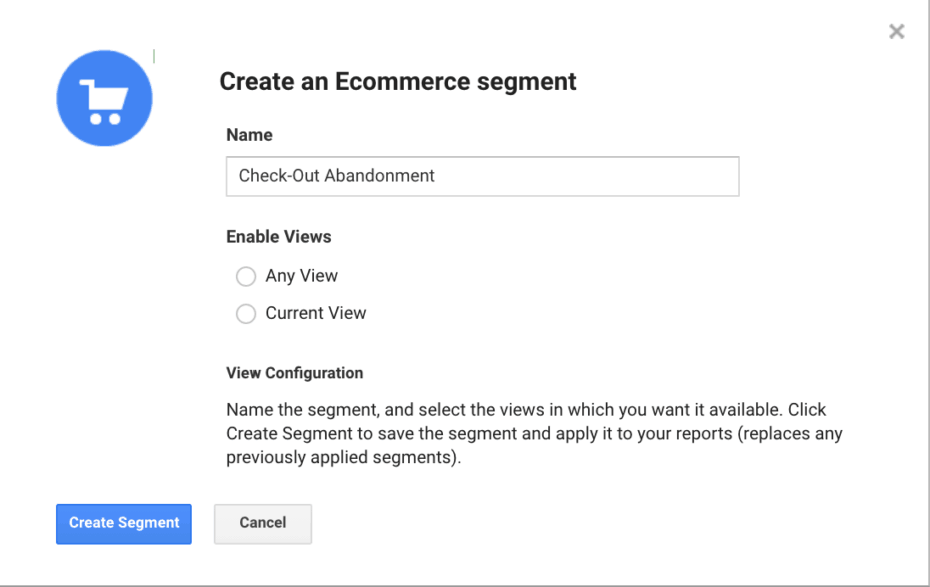 Google Analytics - Create a segment