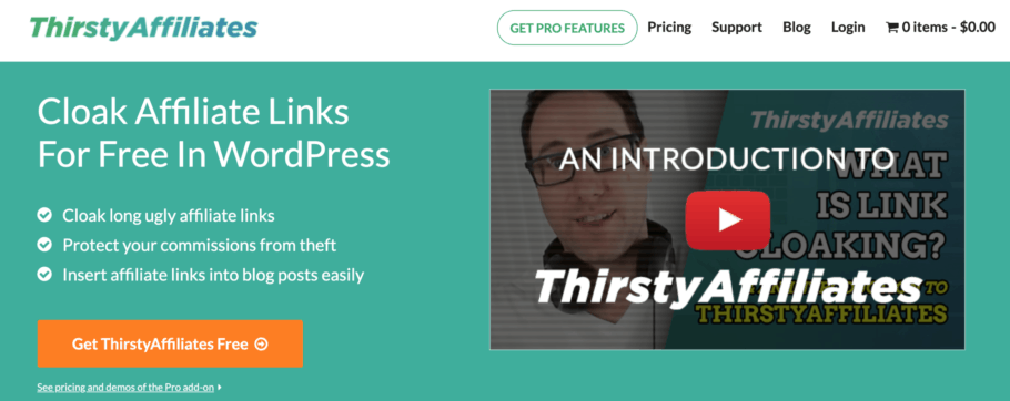 ThirstyAffiliates - One of the best plugins for affiliate marketers