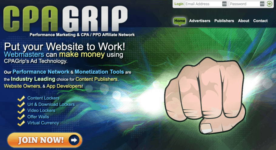 CPA Marketing Network - CpaGrip
