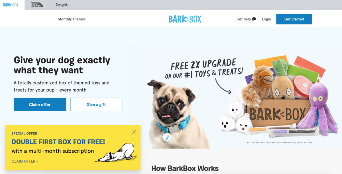 BarkBox Subscription eCommerce