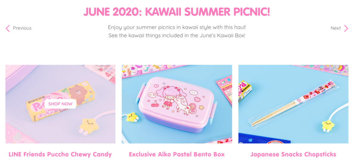 Kawaiibox Subscription eCommerce