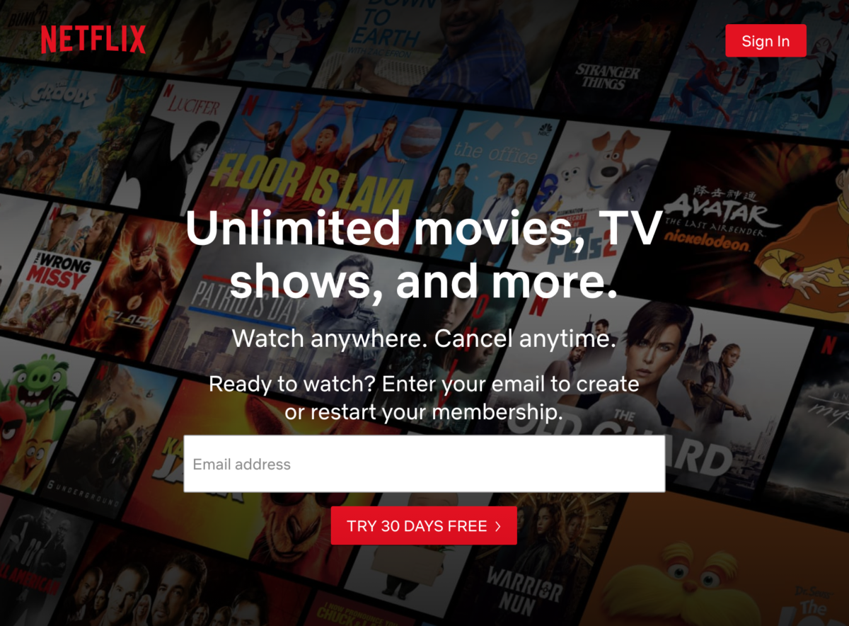 NetFlix Subscription Service