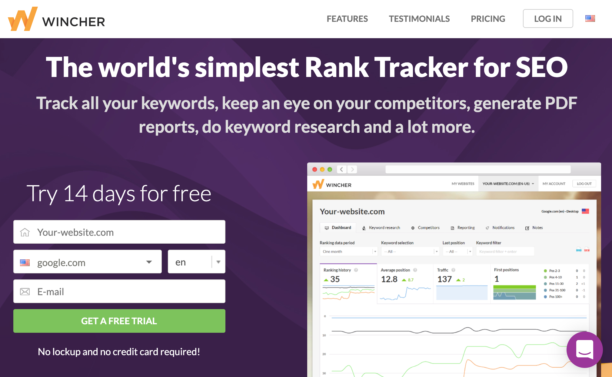 seo rank tracker