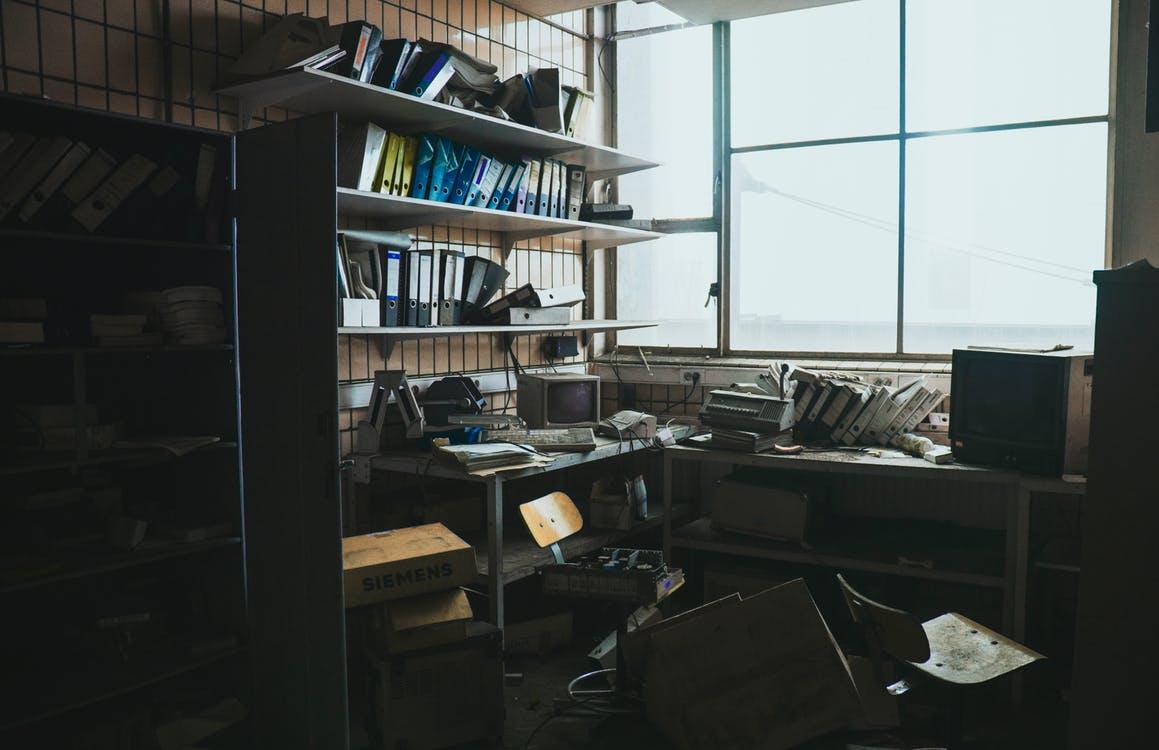 Photo Of An Abandoned Workspace
