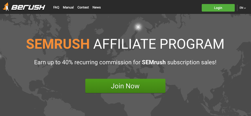 SEMrush Affiliate Program - BErush