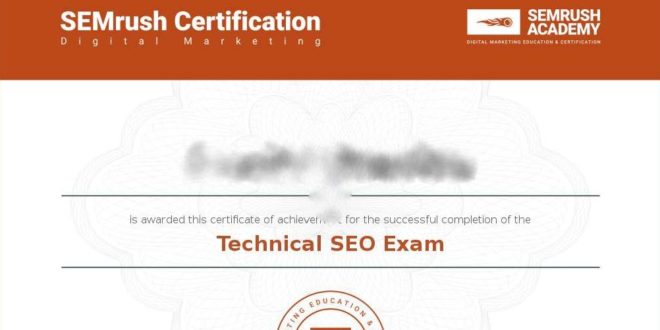 SEMrush Technical SEO Certification Exam Answers