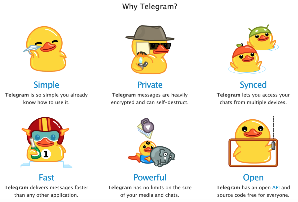 Why to use Telegram