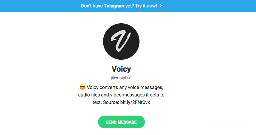 Telegram bots: Voicy
