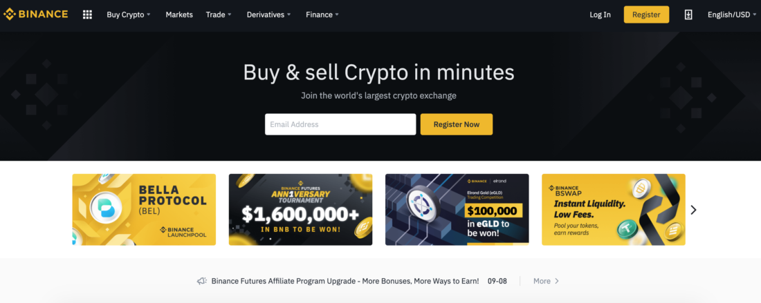 Binance Affiliate Program