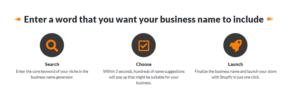 business name generator information