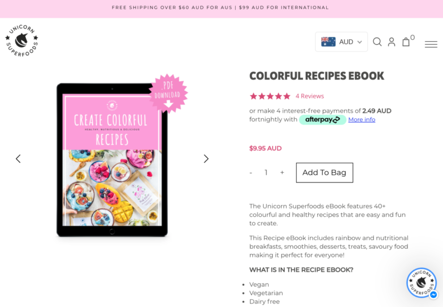Bloggers selling recipes ebook