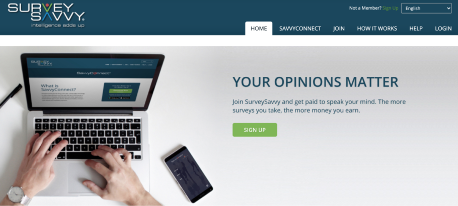 Best Paying Survey Website - SurveySavvy