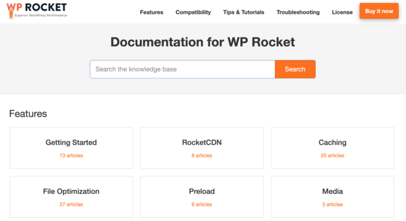 WP Rocket Documentation Hub