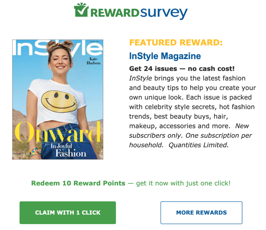 Get a free magazine with just a click