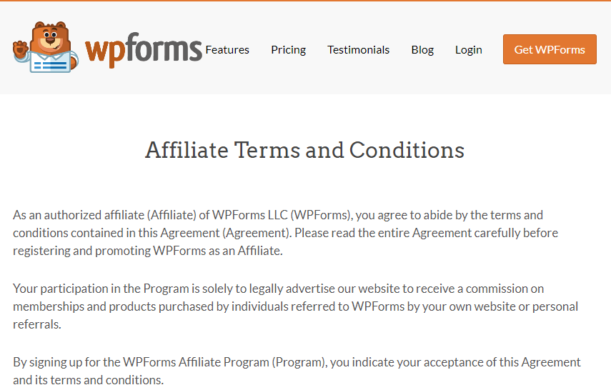 Affiliate Program Terms and Conditions