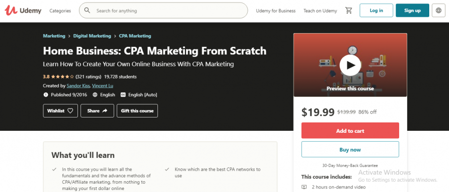 Home Business - CPA Marketing from Scratch