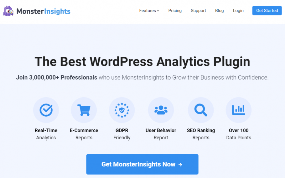 Monster Insights - Analytics Plugin for Wordpress
