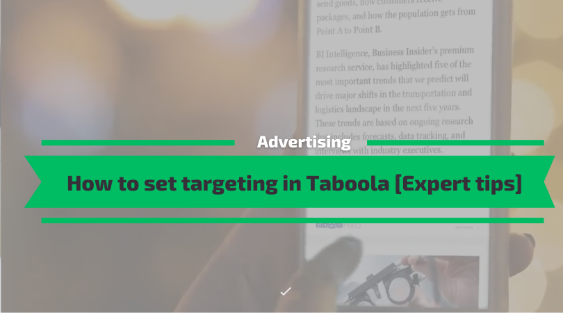 How to set targeting in Taboola