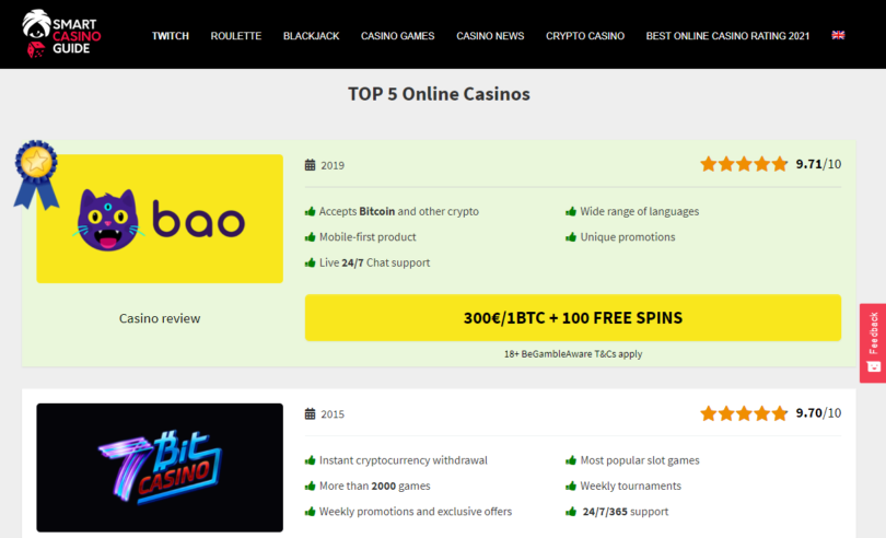 Smart Casino Guide - Casino Reviews Website