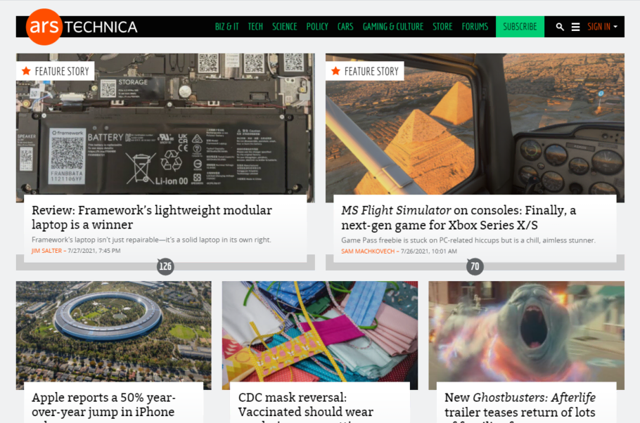 arsTechnica - Technology blog