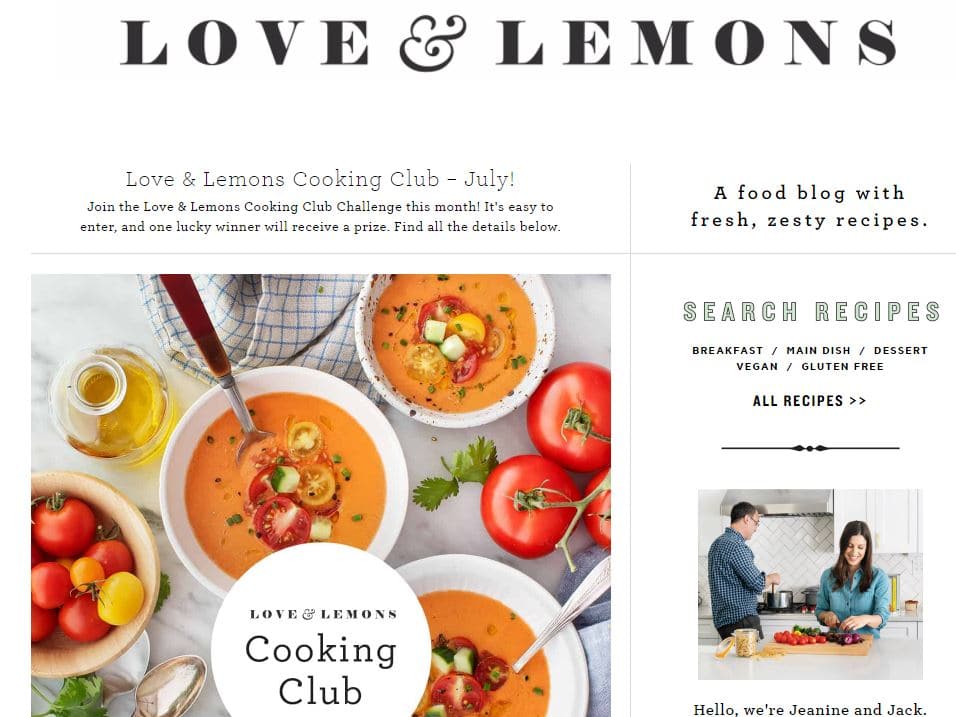 Love &amp; Lemons - Blog alimentar