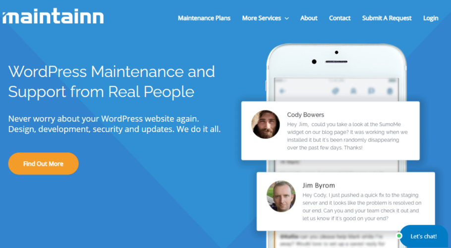 Maintainn - Wordpress Maintenance Services