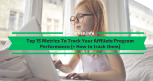 Affiliate Marketing Metrics To Track Your Affiliate Program Performance