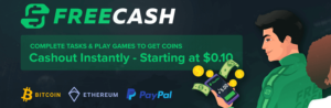 Signup now on FreeCash and start earning