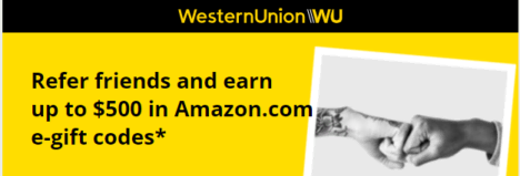 Signup to WU and earn $25