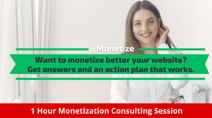 Our Monetization Consulting Service