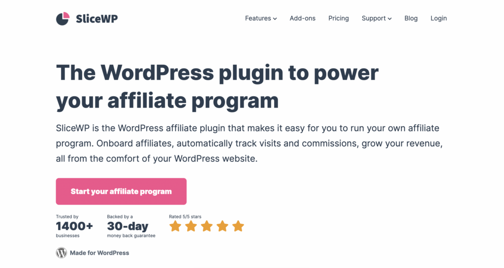 WordPress Affiliate Plugin - SliceWP