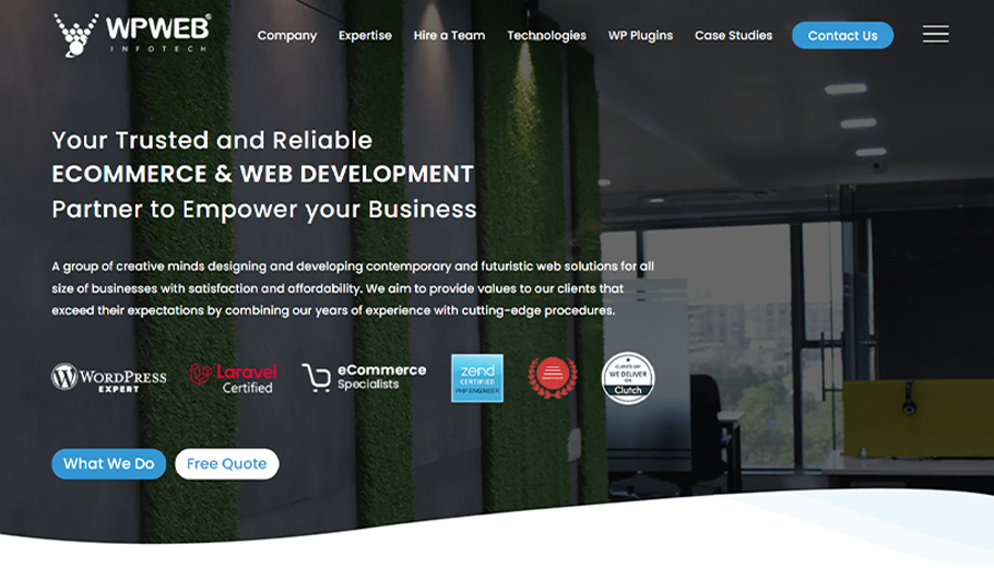 WPWeb - Enterprise WordPress & WooCommerce Development Company