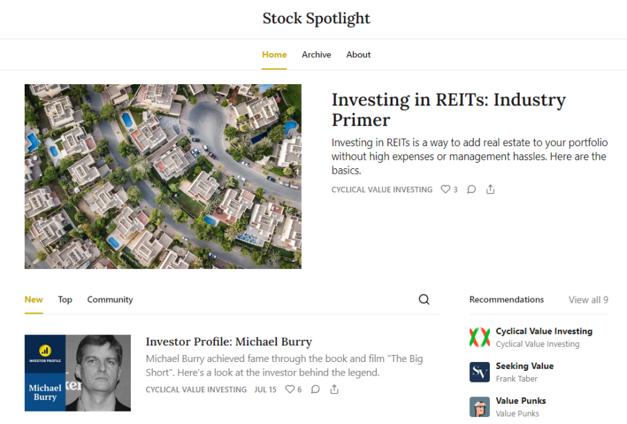 Stock Spotlight Newsletter