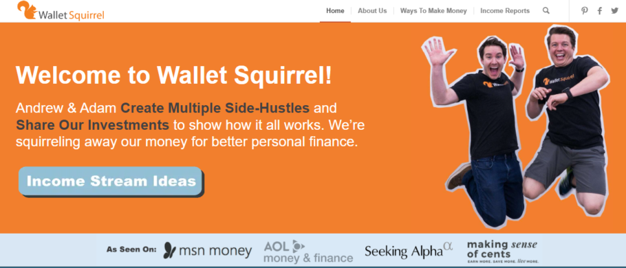 Wallet Squirrel - Income report