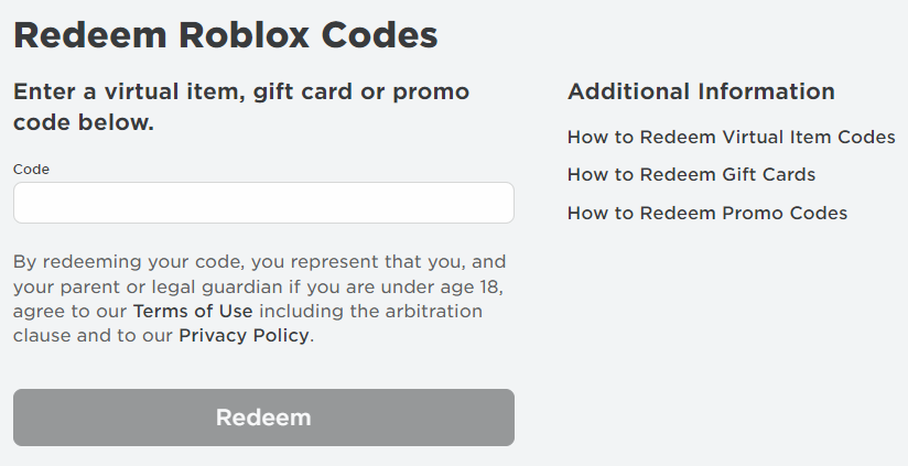 How to Redeem Roblox Codes