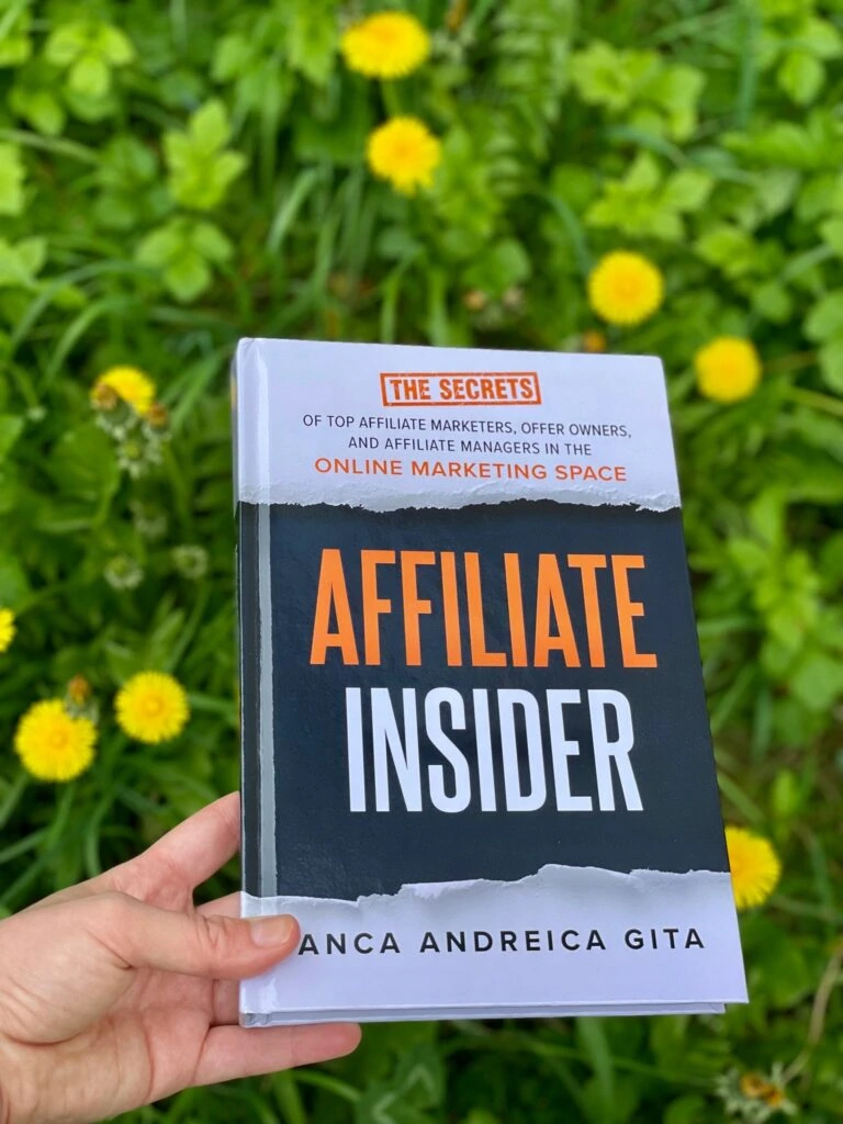 The Affiliate Insider book by Anca Andreica Gita