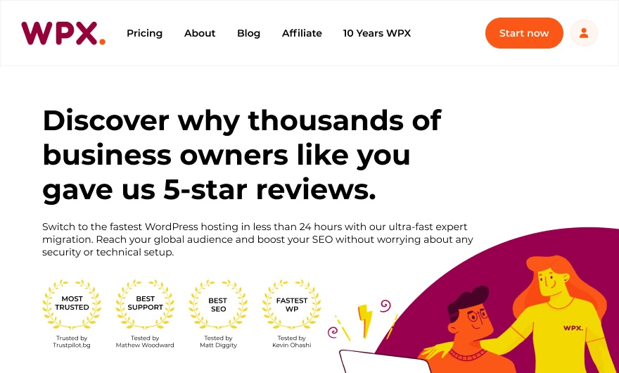 WPX Hosting – 10% Discount on Annual WordPress & Wocommerce Plans