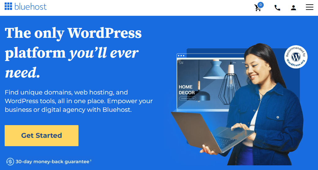 Bluehost Cloud - WordPress Managed Hosting